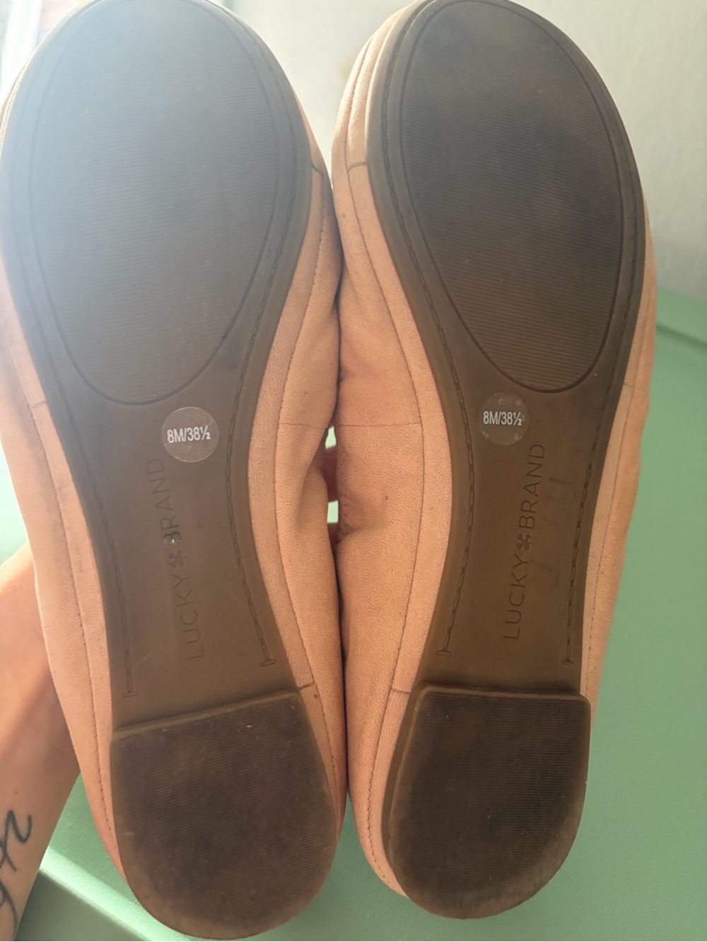 Lucky Brand Women’s Pink beige Ballet Flats - Picture 3 of 10